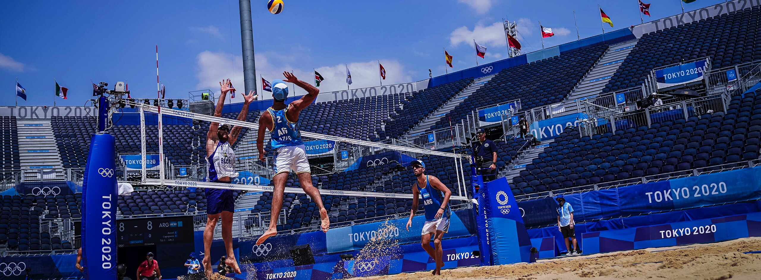 Beach-Volleyball-Stadion Olympia 2021