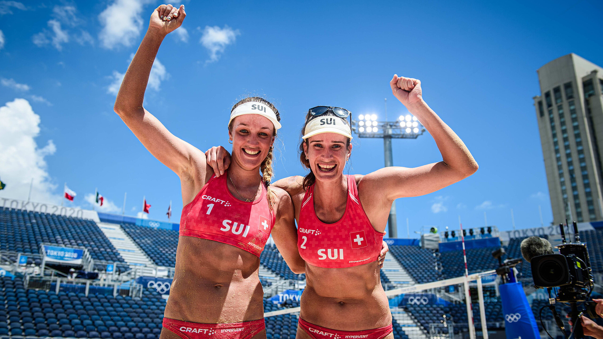 Anouk Vergé-Dépré und Joana Heidrich aus der Schweiz